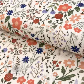 Viskos med lin Botanic design B