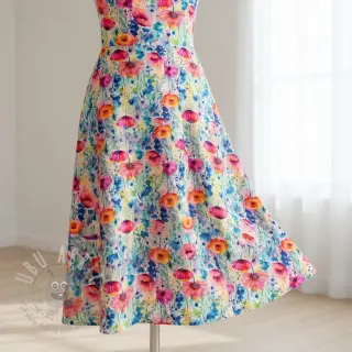 Viskos med lin Bright and bold design C