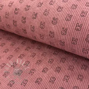 Manchester STRETCH Little bunny old pink