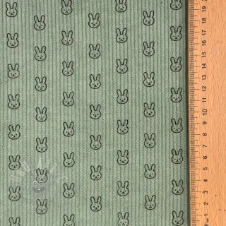 Manchester STRETCH Little bunny old green