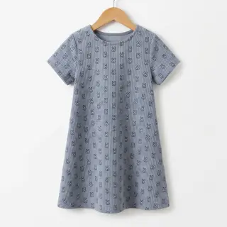 Menčester STRETCH Little bunny old blue