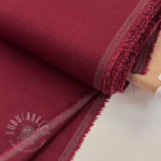 viskos med lin SPANDEX burgundy