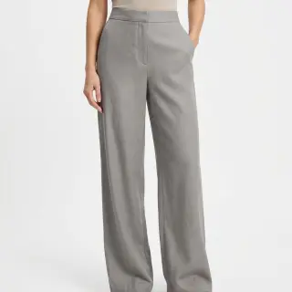 Viskóza s ľanom SPANDEX grey