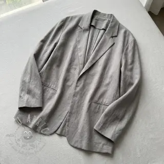 viskos med lin SPANDEX grey