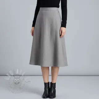 viskos med lin SPANDEX grey
