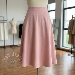 viskos med lin SPANDEX old rose