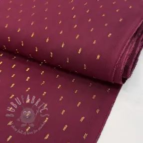 Viskos LUREX burgundy