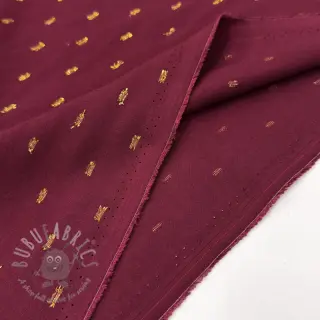 Viskos LUREX burgundy