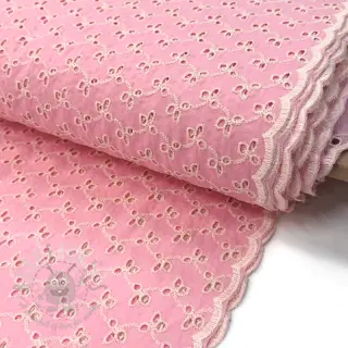 Bomullstyg EMBROIDERY Rosemary rose
