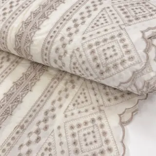 Bavlnená látka EMBROIDERY Lilian beige