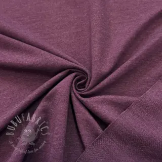 Sweatshirttyg aubergine melange