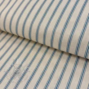 Dekorationstyg Linenlook Vincennes bleu