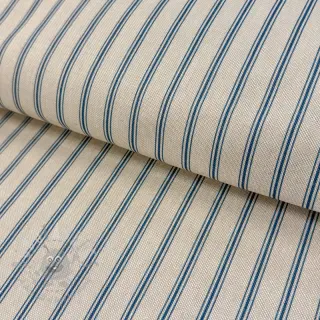 Dekorationstyg Linenlook Vincennes bleu
