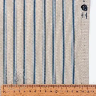 Dekorationstyg Linenlook Vincennes bleu