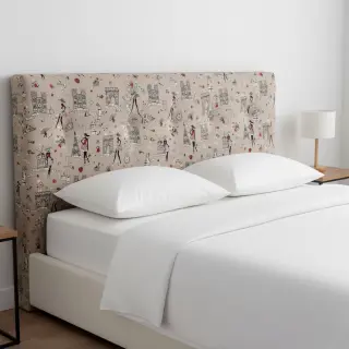 Dekoračná látka Linenlook Cute Paris multico