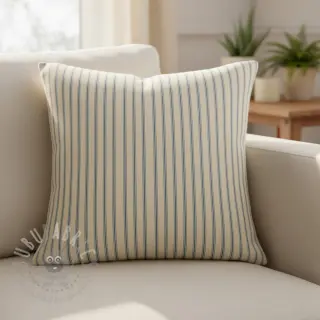 Dekorationstyg Linenlook Vincennes bleu