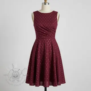 Viskos LUREX burgundy