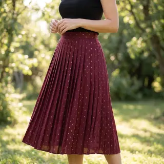 Viskóza LUREX burgundy