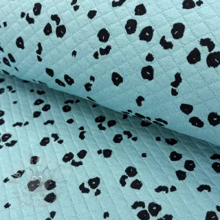Sweatshirttyg QUILT Animal skin fresh sage