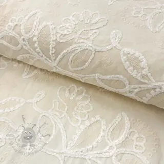 Bomullstyg EMBROIDERY Chenille Manon design B