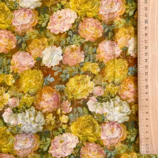 Viskos RAYON POPLIN Flower sea design C