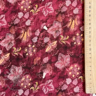Viskos RAYON POPLIN Dark barrock design C