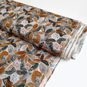 Viskos RAYON POPLIN Floral design E