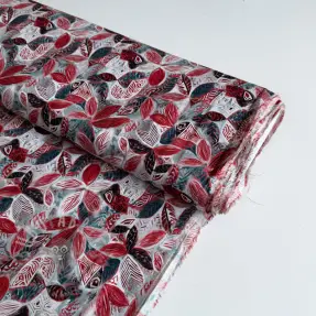 Viskos RAYON POPLIN Floral design C