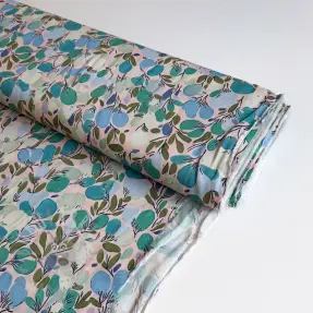 Viskos RAYON POPLIN Simplistic flowers design C