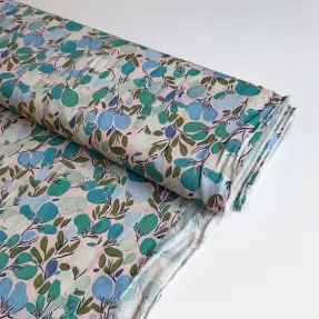 Viskóza RAYON POPLIN Simplistic flowers design C