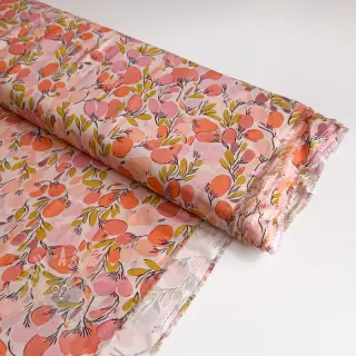 Viskos RAYON POPLIN Simplistic flowers design Och