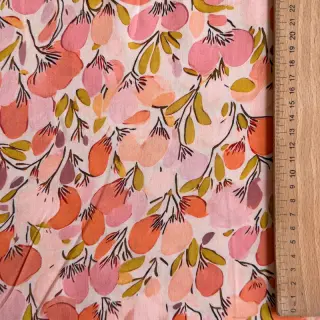 Viskóza RAYON POPLIN Simplistic flowers design A