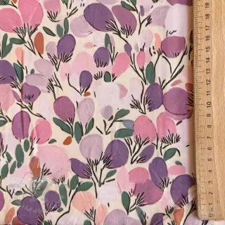 Viskos RAYON POPLIN Simplistic flowers design B