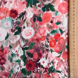 Viskos RAYON POPLIN Wild flowers design D