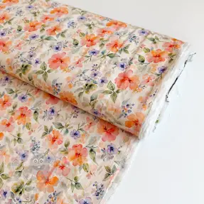 Viskos RAYON POPLIN Love design D