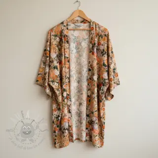 Viskos RAYON POPLIN Wild flowers design A