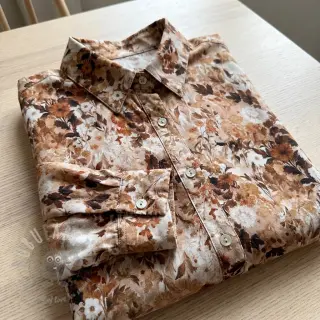 Viskos RAYON POPLIN Wild flowers design C