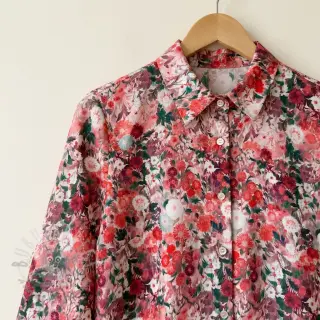 Viskos RAYON POPLIN Wild flowers design D