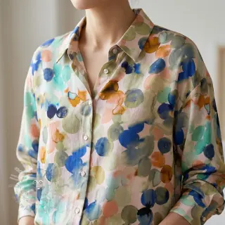 Viskos RAYON POPLIN Bouncy design D