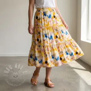 Viskos RAYON POPLIN Bouncy design E