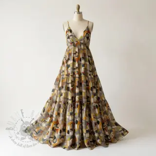 Viskos RAYON POPLIN Leona design D
