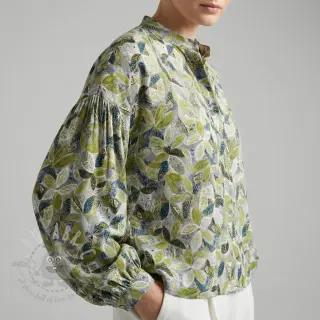 Viskos RAYON POPLIN Floral design D