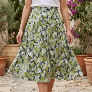 Viskos RAYON POPLIN Floral design D