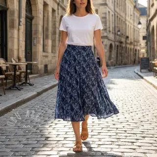 Viskos RAYON POPLIN Eve design E