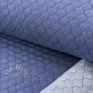Vadderat tyg JEANS dark blue