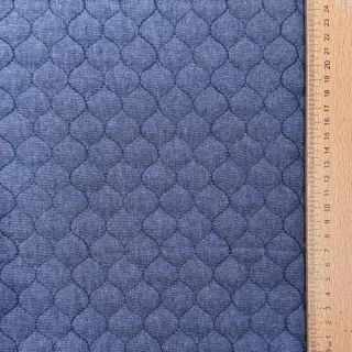 Prešívaná látka JEANS dark blue