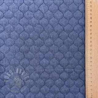 Vadderat tyg JEANS dark blue
