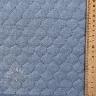 Vadderat tyg JEANS blue