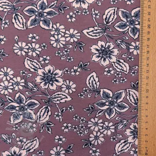 Kardat sweatshirttyg SOFT Flowers old blush