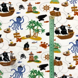 Úplet Pirates island white ORGANIC